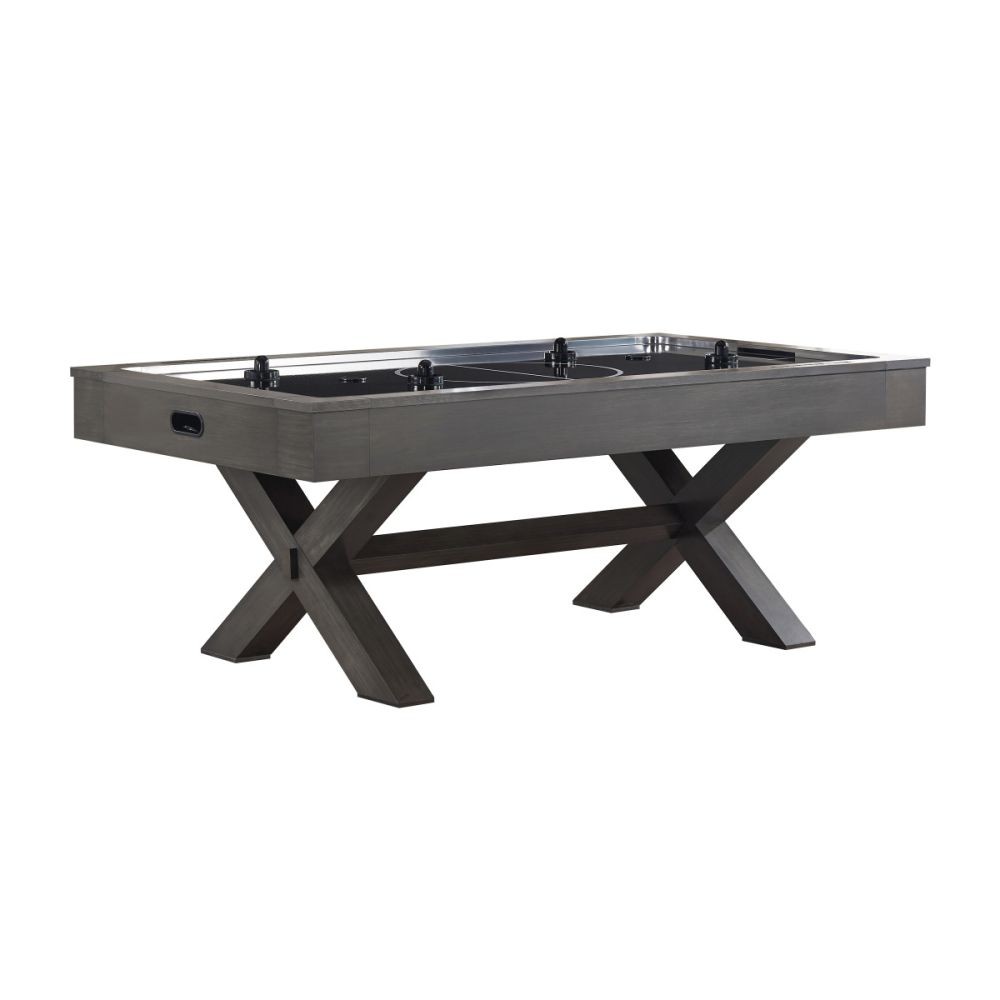 Table Air Hockey X Semi-Commerciale surface Noire