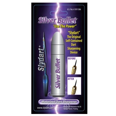 The Latest Innovation for Perfect Points Slydart Silver Bullet Dart Sharpener 