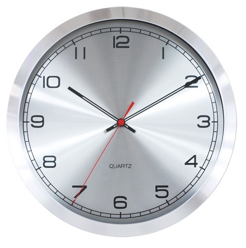 Horloge cadre en aluminium