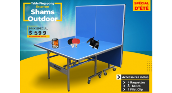 Table ping-pong extérieur shams outdoor