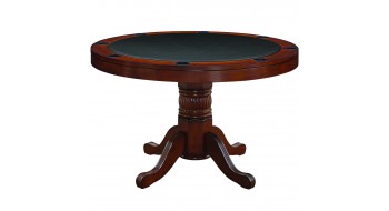 Table Pocker 48'' en bois Chestnut