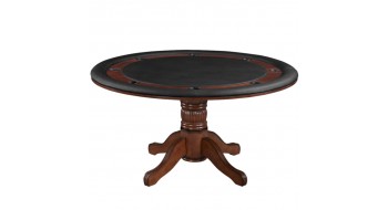 Table Pocker 60'' en bois Chestnut, 60″ 2-in-1 Game Table – Multiple Finish Options