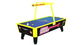Table Air Hockey commercial avec monnayeur - Laser Hockey 