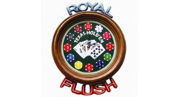 Royal Flush Clock