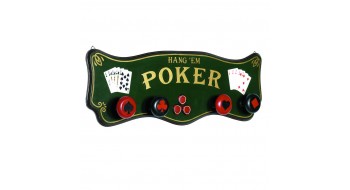 Pub Sign - Poker Coat Rack