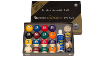 Ensemble de Boules de Billard Aramith Tournament Pro-Cup Value